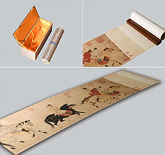 岗巴馆藏书画复制博物馆书画复制服务